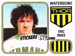 Sticker Eric Maes - Football Belgium 1980-1981 - Panini