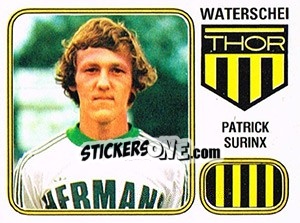 Sticker Patrick Surinx - Football Belgium 1980-1981 - Panini