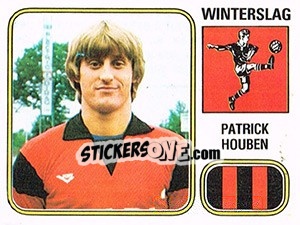 Sticker Patrick Houben - Football Belgium 1980-1981 - Panini