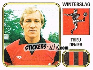 Figurina Thieu Denier - Football Belgium 1980-1981 - Panini