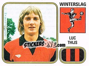 Sticker Luc Thijs - Football Belgium 1980-1981 - Panini