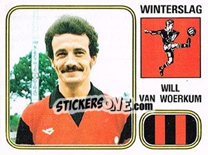 Cromo Will van Woerkum - Football Belgium 1980-1981 - Panini