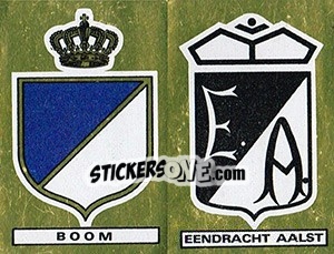 Figurina Badge Eendracht Aalst / Badge Boom - Football Belgium 1980-1981 - Panini