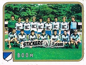 Figurina Team - Football Belgium 1980-1981 - Panini