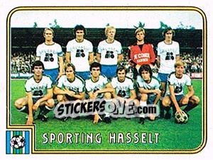 Figurina Team - Football Belgium 1980-1981 - Panini