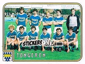 Figurina Team - Football Belgium 1980-1981 n. 348 - Panini