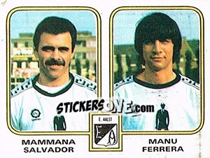 Sticker Mammana Salvador / Manu Ferrera - Football Belgium 1980-1981 - Panini