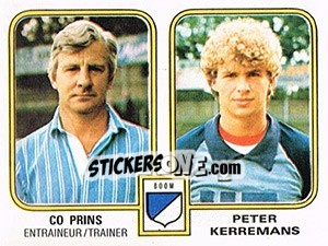 Cromo Co Prins / Peter Kerremans - Football Belgium 1980-1981 - Panini