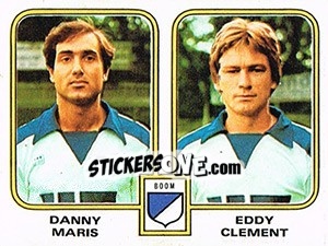 Sticker Danny Mars / Eddy Clement - Football Belgium 1980-1981 n. 358 - Panini