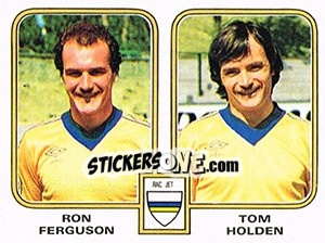 Sticker Ron Ferguson / Tom Holden - Football Belgium 1980-1981 n. 368 - Panini
