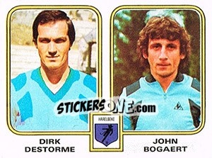 Figurina Dirk Sdestorme / John Bogaert - Football Belgium 1980-1981 - Panini
