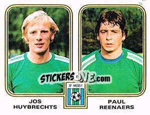 Figurina Jos Huybrechts / Paul Rennaers - Football Belgium 1980-1981 n. 388 - Panini