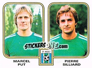 Cromo Marcel Put / Pierre Silliard - Football Belgium 1980-1981 n. 391 - Panini