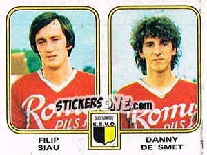 Figurina Filip Siau / Danny de Smet - Football Belgium 1980-1981 - Panini