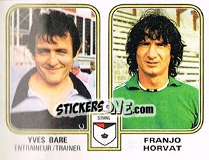Cromo Yves Barr / Franjo Horvat - Football Belgium 1980-1981 n. 429 - Panini