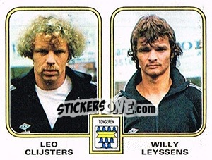 Cromo Leo Clijsters / Willy Leyssens - Football Belgium 1980-1981 n. 439 - Panini