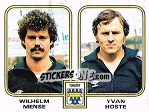 Figurina Wilhelm Mense / Yvan Hoste - Football Belgium 1980-1981 - Panini