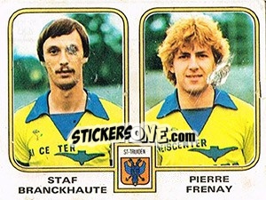 Sticker Staf Branckhaute / Pierre Frenay - Football Belgium 1980-1981 - Panini