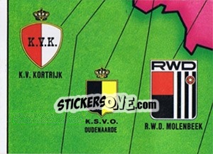 Sticker Belgique Carte - Football Belgium 1981-1982 - Panini