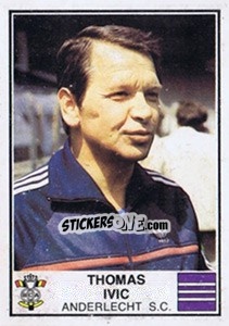 Sticker Thomas Ivic - Football Belgium 1981-1982 n. 14 - Panini