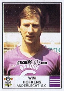 Sticker Wim Hofkens - Football Belgium 1981-1982 n. 18 - Panini