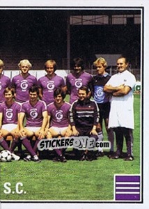Figurina Team - Football Belgium 1981-1982 n. 23 - Panini