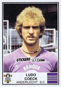 Sticker Ludo Coeck - Football Belgium 1981-1982 n. 24 - Panini