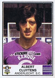 Cromo Albert Cluytens - Football Belgium 1981-1982 - Panini