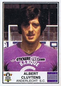 Cromo Albert Cluytens - Football Belgium 1981-1982 n. 27 - Panini