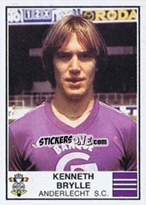 Sticker Kenneth Brylle - Football Belgium 1981-1982 n. 28 - Panini