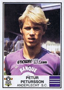 Sticker Petur Petursson - Football Belgium 1981-1982 n. 30 - Panini