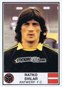 Sticker Ratko Syilar - Football Belgium 1981-1982 n. 34 - Panini