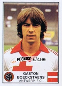 Sticker Gaston Boeckstaens - Football Belgium 1981-1982 - Panini