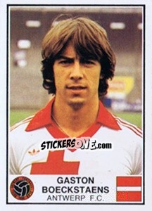 Sticker Gaston Boeckstaens - Football Belgium 1981-1982 n. 35 - Panini