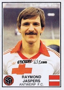 Figurina Raymond Jaspers - Football Belgium 1981-1982 - Panini