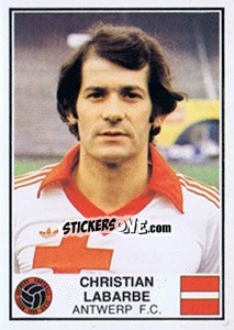 Sticker Christian Labarbe - Football Belgium 1981-1982 n. 40 - Panini