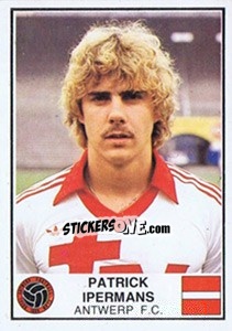 Figurina Patrick Ipermans - Football Belgium 1981-1982 n. 43 - Panini