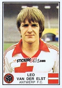 Sticker Leo van der Elst - Football Belgium 1981-1982 - Panini