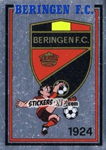 Figurina Badge - Football Belgium 1981-1982 - Panini