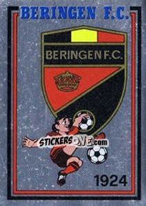 Sticker Badge - Football Belgium 1981-1982 - Panini