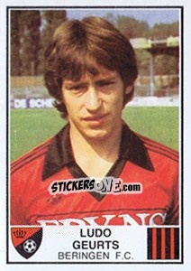 Cromo Ludo Geurts - Football Belgium 1981-1982 - Panini