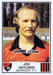 Figurina Jos Heyligen - Football Belgium 1981-1982 - Panini