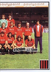 Sticker Team - Football Belgium 1981-1982 n. 61 - Panini