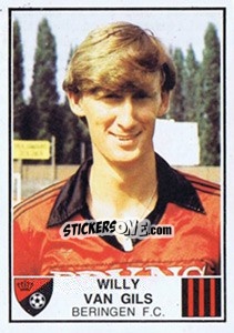 Sticker Willy van Gils - Football Belgium 1981-1982 n. 63 - Panini