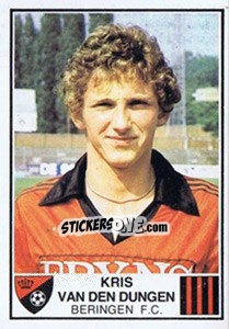 Sticker Kris van den Dungen - Football Belgium 1981-1982 - Panini