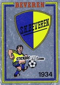 Sticker Badge - Football Belgium 1981-1982 n. 70 - Panini