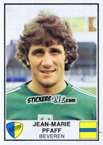 Sticker Jean-Marie Pfaff - Football Belgium 1981-1982 n. 72 - Panini