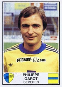 Sticker Philippe Garot - Football Belgium 1981-1982 n. 74 - Panini