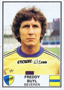 Sticker Freddy Buyl - Football Belgium 1981-1982 - Panini