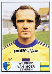 Sticker Wilfried van Moer - Football Belgium 1981-1982 n. 78 - Panini